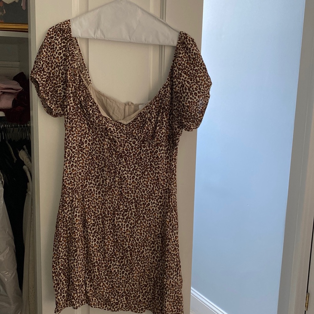 Fun short little cheetah print dress from DNA!